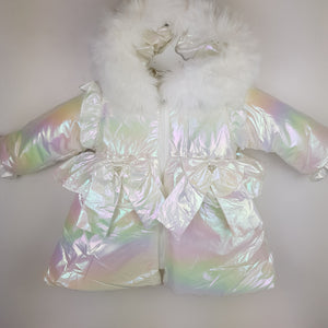 Wee Me Iridescent  Padded Coat