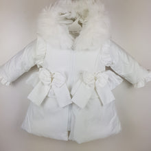 Load image into Gallery viewer, Wee Me White Padded Coat
