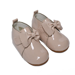 Tia London Patent Bow Boots