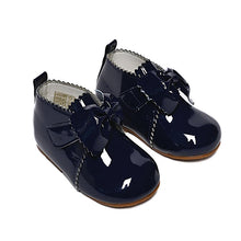 Load image into Gallery viewer, Tia London Patent Bow Boots