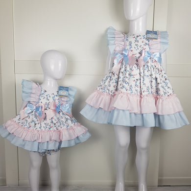 Ceyber Pink and Blue Floral Collection