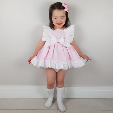 Ceyber Pink and White Bow Collection
