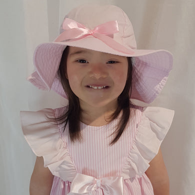 Pink Sunhat with Bow