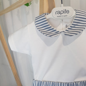 Rapife Baby Boys Navy Stripe Jam Set