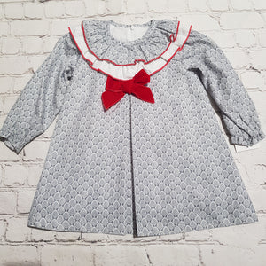 Baby Ferr Girls Red Bow Dress