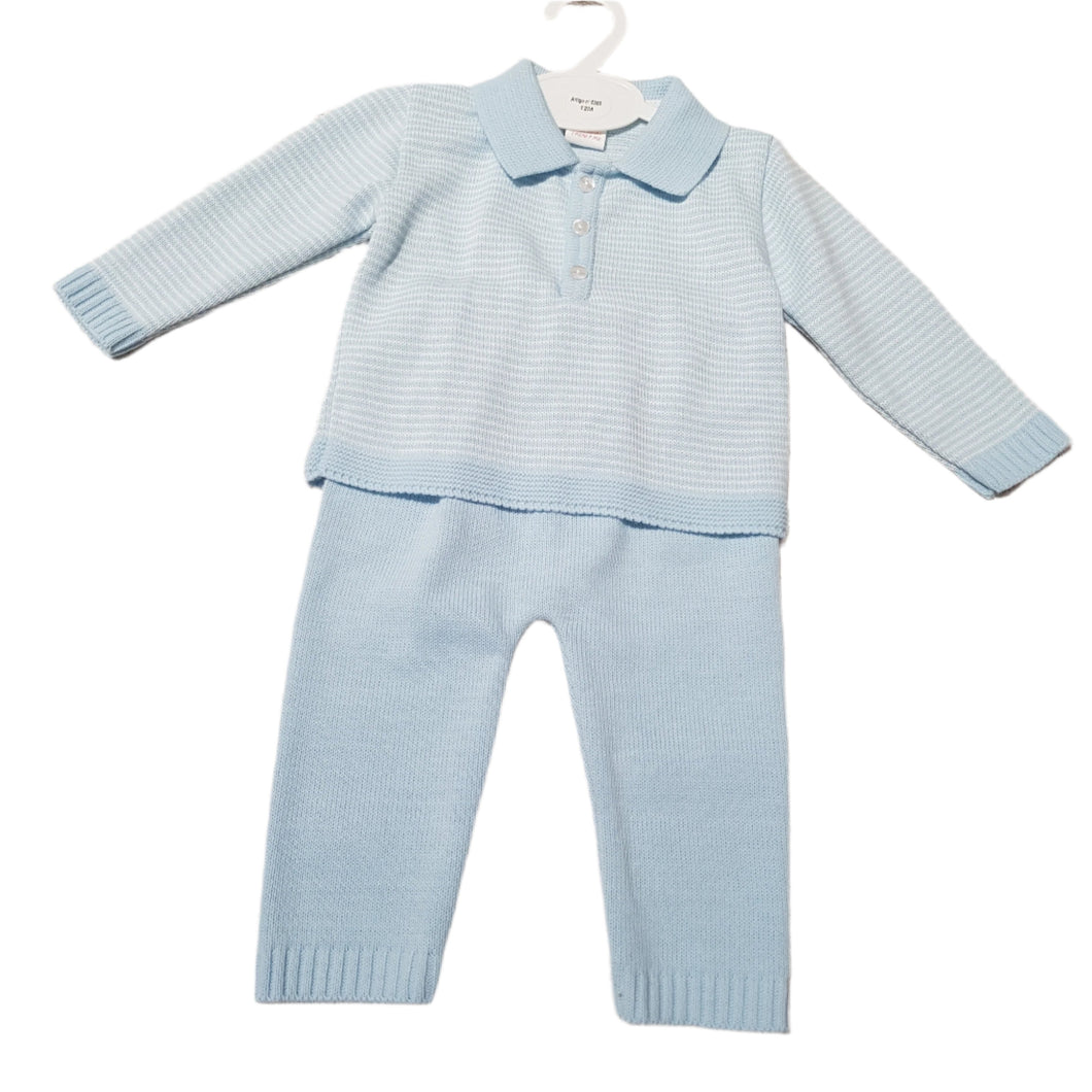 Baby Boys Blue 2 Piece Set