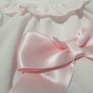 *SALE* Baby Girls White & Pink Jam Sets