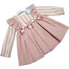 Load image into Gallery viewer, Ceyber Older Girls Dusky Double Bow Dress