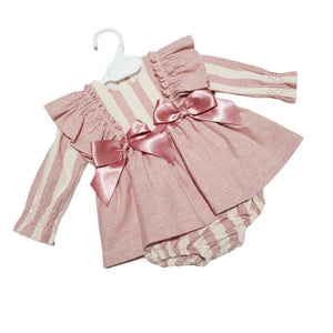 Ceyber Baby Girls Dusky Double Bow Dress