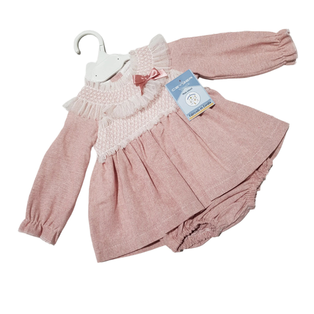 Ceyber Baby Girls Dusky Smocked Dress