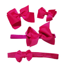 Load image into Gallery viewer, Hot Pink Hair Bow