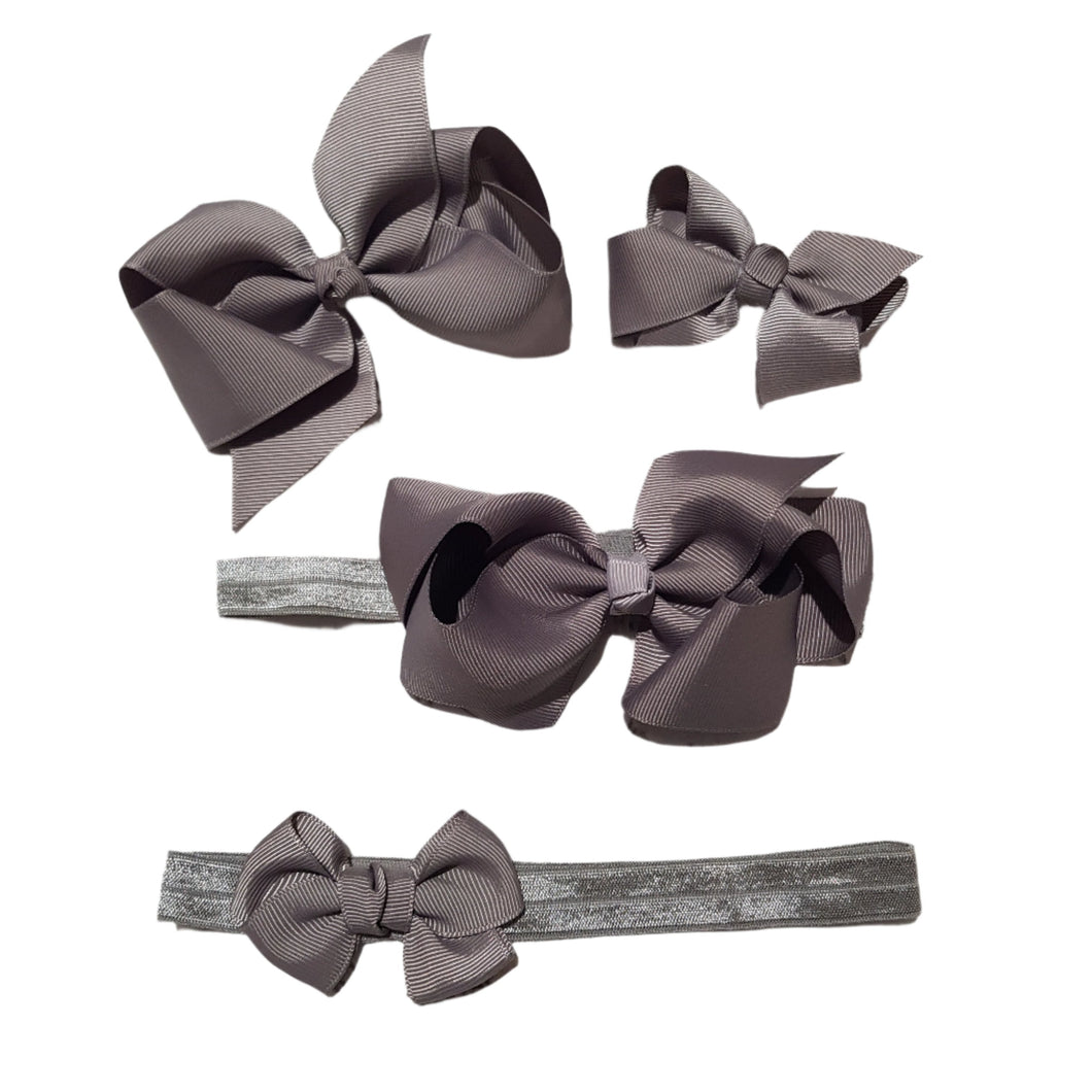 Grey Hair Bow