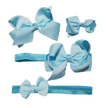 Load image into Gallery viewer, Baby Blue Hair Bow