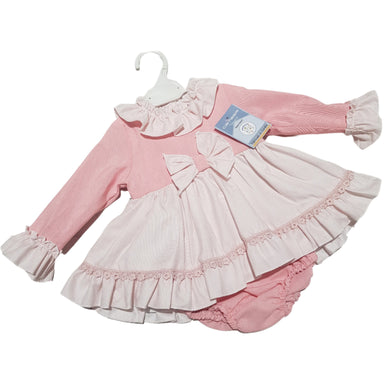 Ceyber Baby Girls Pink Stripe Dress