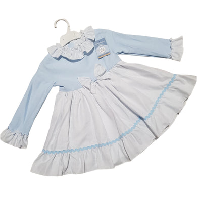 Ceyber Older Girls Blue Stripe Dress