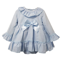 Load image into Gallery viewer, Ceyber Baby Girls Blue Dress