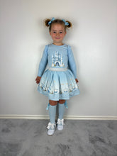 Load image into Gallery viewer, Giorgio Bambini Blue Castle Skirt Set