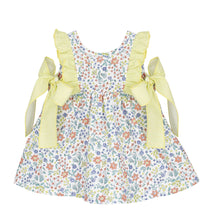 Load image into Gallery viewer, Calamaro Girls Ditsy Side Bow Dress