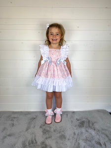 Ceyber Girls Pink Bunny Dress