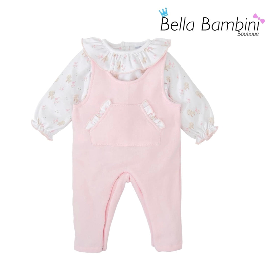 Babidu Baby Girls Dungaree Set