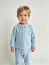 Load image into Gallery viewer, Amore Boys Blue Knit Lounge Set