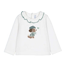 Load image into Gallery viewer, Mayoral Girls Beige Twill Puppy Short Set