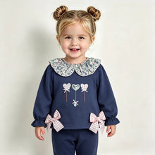 Load image into Gallery viewer, Valentina Mia Floral Check Lounge Set