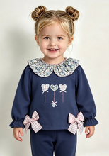 Load image into Gallery viewer, Valentina Mia Floral Check Lounge Set