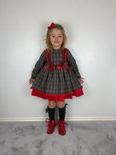 Load image into Gallery viewer, Ceyber Green Tartan Dress