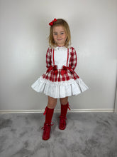 Load image into Gallery viewer, Ceyber Red Check Dress
