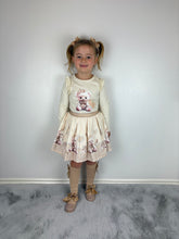 Load image into Gallery viewer, Giorgio Bambini Beige Teddy Skirt Set