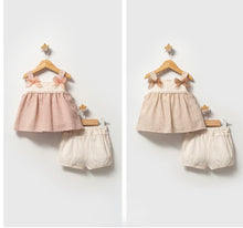 Load image into Gallery viewer, Tongs Baby Girls Double Bow Bloomer Set