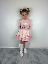 Load image into Gallery viewer, Giorgio Bambini Pink Teddy Skirt Set