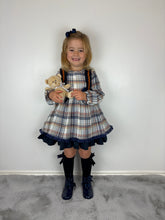 Load image into Gallery viewer, Ceyber Navy &amp; Orange Dress