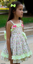 Load image into Gallery viewer, PRE ORDER Dbb Collection Lime Floral Dress
