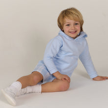 Load image into Gallery viewer, Rapife Older Boys Blue Check Short Set