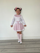 Load image into Gallery viewer, Ceyber Girls Candy Cane Skirt Set