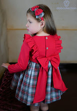 Load image into Gallery viewer, Dbb Collection Older Girls Red Tartan Dress