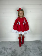 Load image into Gallery viewer, Ceyber Red Double Bow Dress