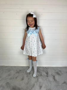 Ceyber Girls Boat A-line Style Dress