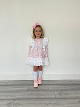 Load image into Gallery viewer, Ceyber Girls Pink Ballerina Bear Dress