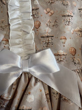 Load image into Gallery viewer, Ceyber Girls Beige Carousel Double Bow Dress