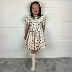 Ceyber Girls Hot Air Balloon Smocked Collar Dress