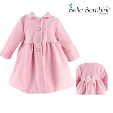 Dulce De Fresa Pink Woolen Coat