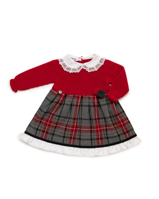 Juliana Alegoria Red Knit Dress