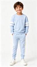 Load image into Gallery viewer, Visara Vivaki Boys Blue &amp; White Lounge Set