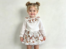 Load image into Gallery viewer, Ceyber Girls Christmas Reindeer Skirted Jam