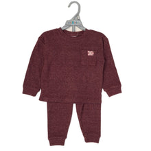 Load image into Gallery viewer, Lily &amp; Jack Plum Brushed Rib Lounge Set