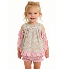 Load image into Gallery viewer, Dulce De Fresa Baby Girls Dusky Floral Dress