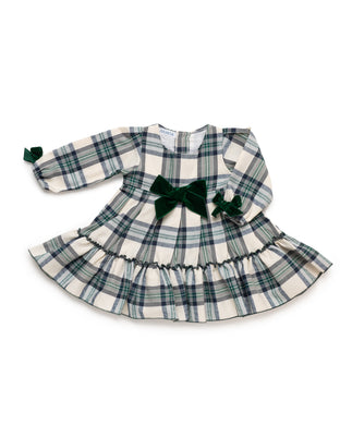 Juliana Sinfonia Green Bow Dress